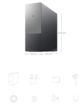 Xiaomi Depuratore Acqua MIJIA 1600G RO PRO