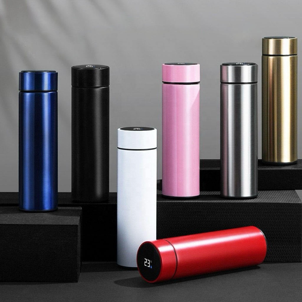 Borraccia con Isolamento termico - 500ml Led Inox